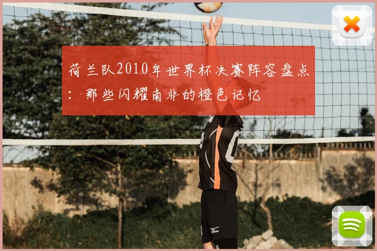 荷兰队2010年世界杯决赛阵容盘点：那些闪耀南非的橙色记忆