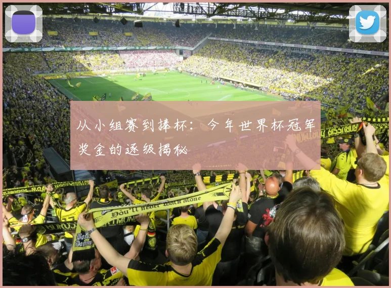 从小组赛到捧杯：今年世界杯冠军奖金的逐级揭秘